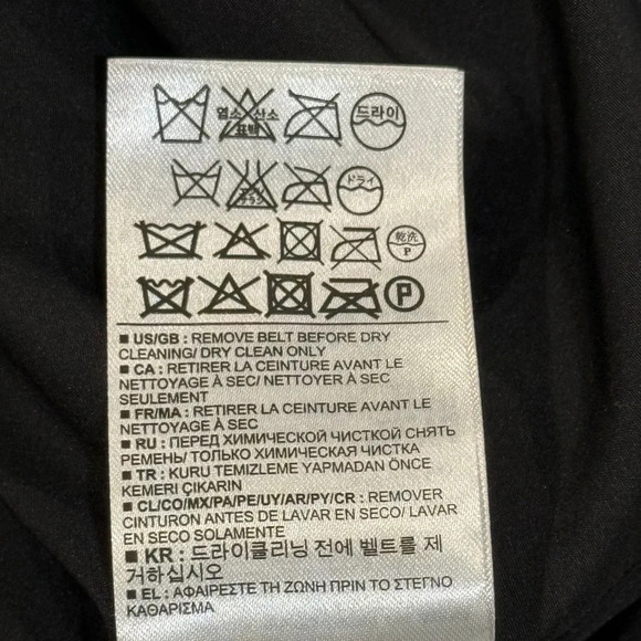 Banana Republic Wool Blend Sleeveless Black Houndstooth Dress Pockets Womens 8 - Picture 10 of 13